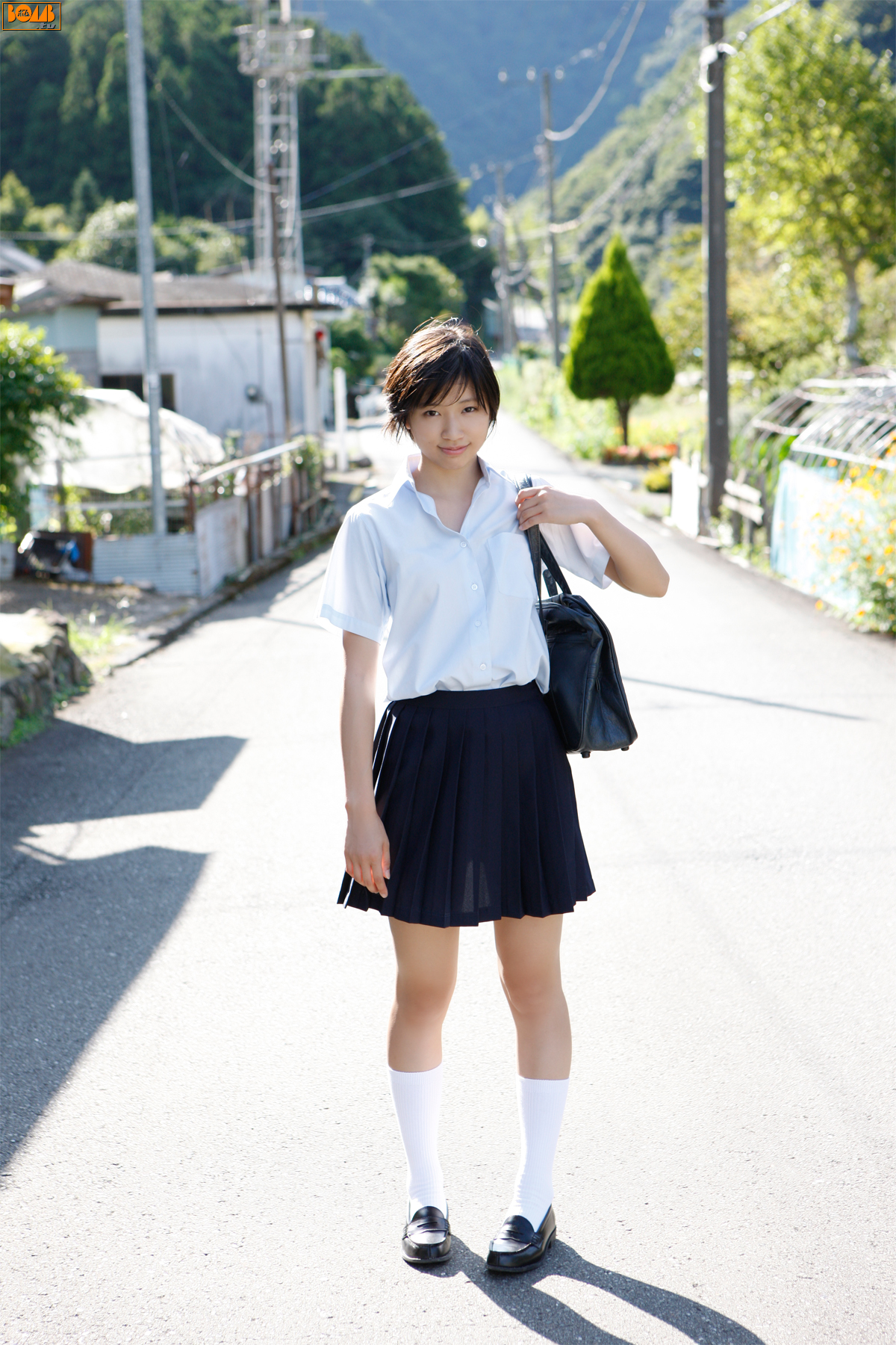 相楽樹の白ハイソックスな女子校生制服画像 相楽樹の白ハイソックスな女子校生制服画像