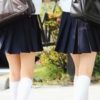 白ハイソックスな街撮り制服女子校生画像その3