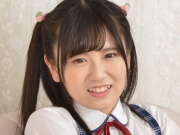 東雲あずさ 白ソックスなチェック柄プリスカ制服画像
