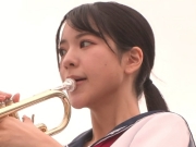浅野こころ 吹奏楽部のヤリマン美少女がセーラー服セックス
